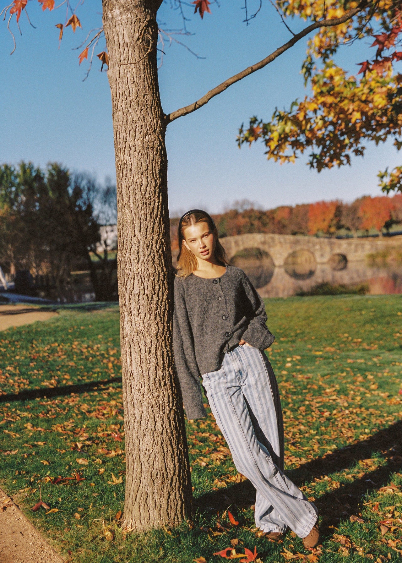 Billie Knit Cardigan - Grey