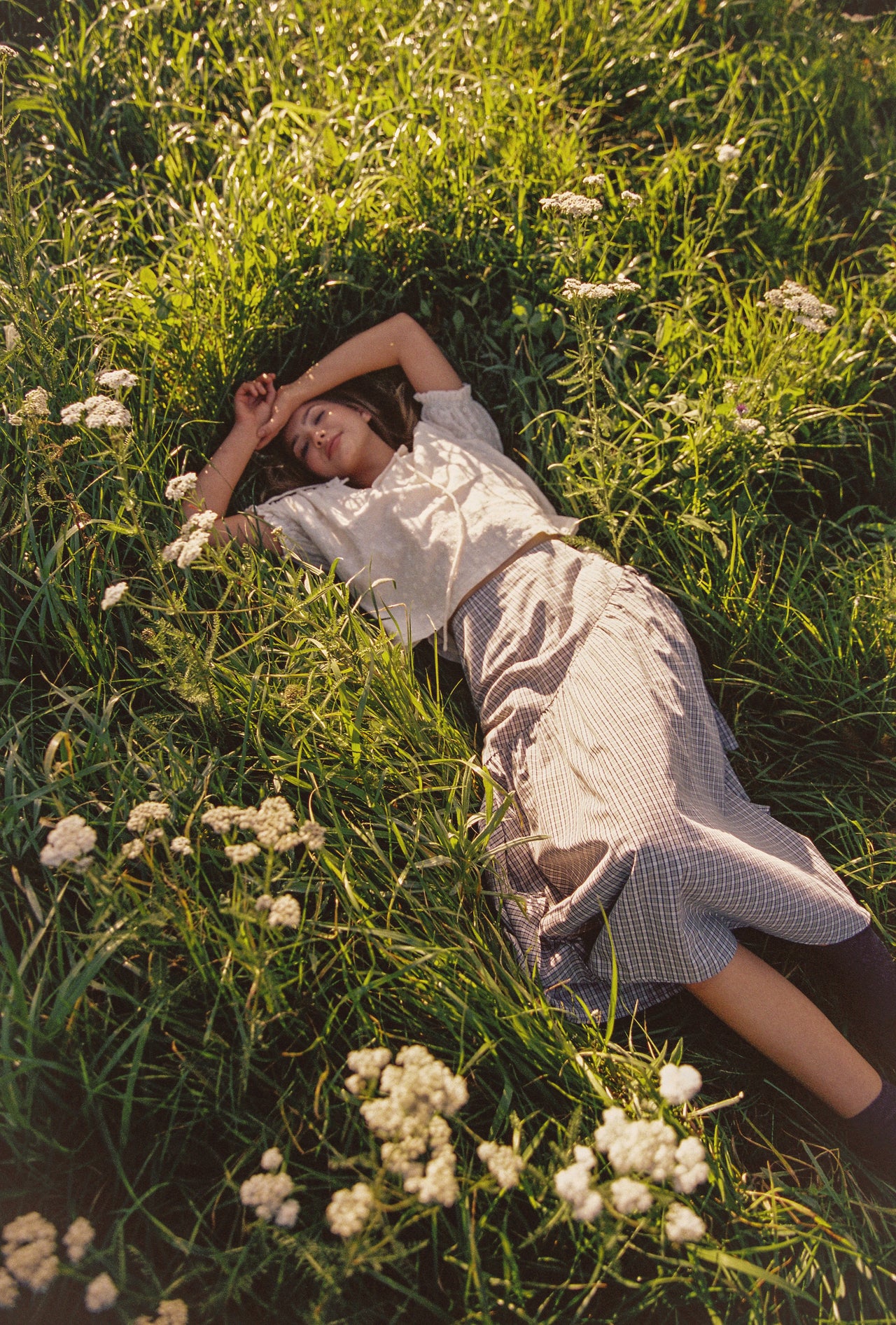 Margot Midi Skirt - Check