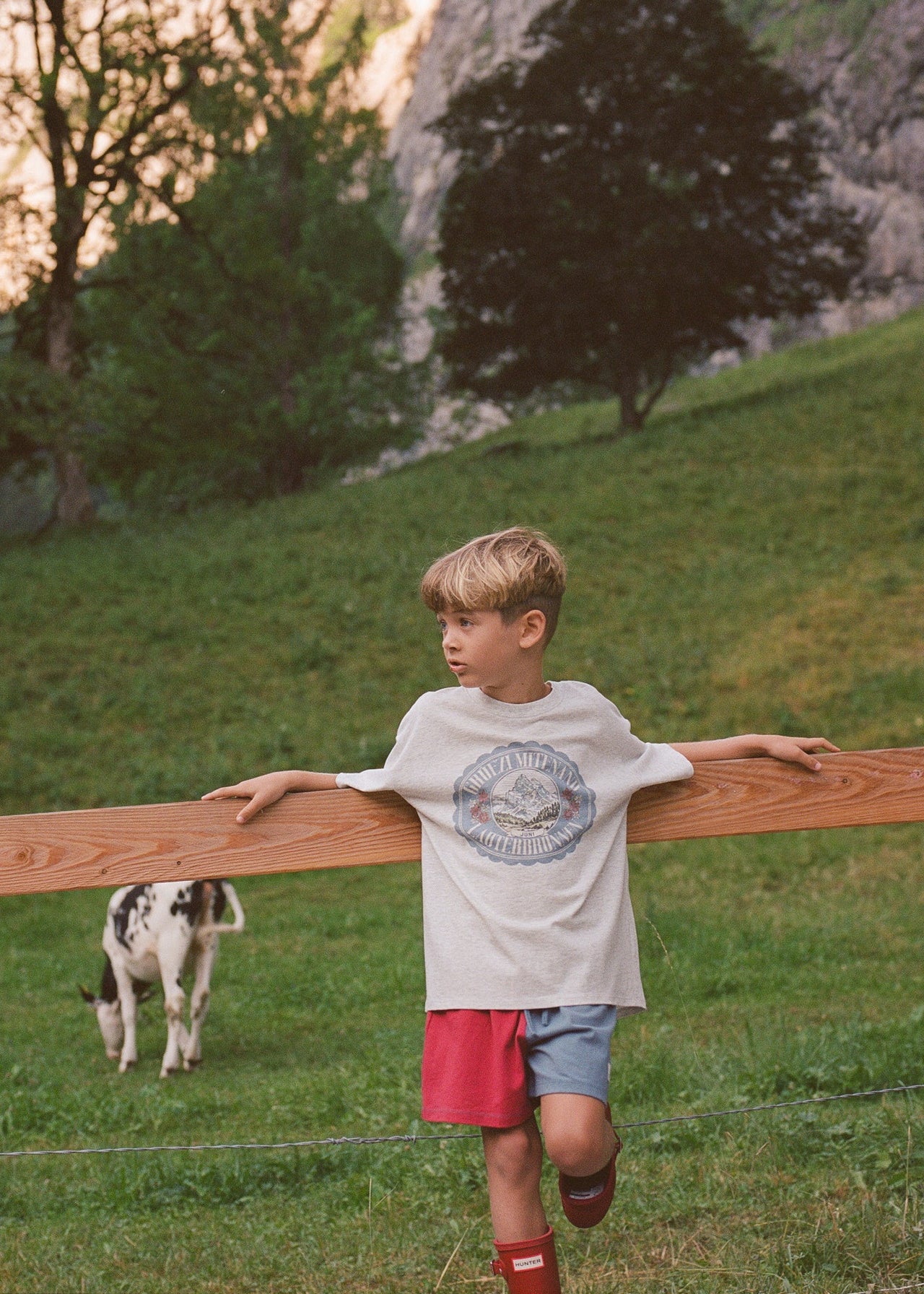 Rayne Short - Paprika/Denim Blue