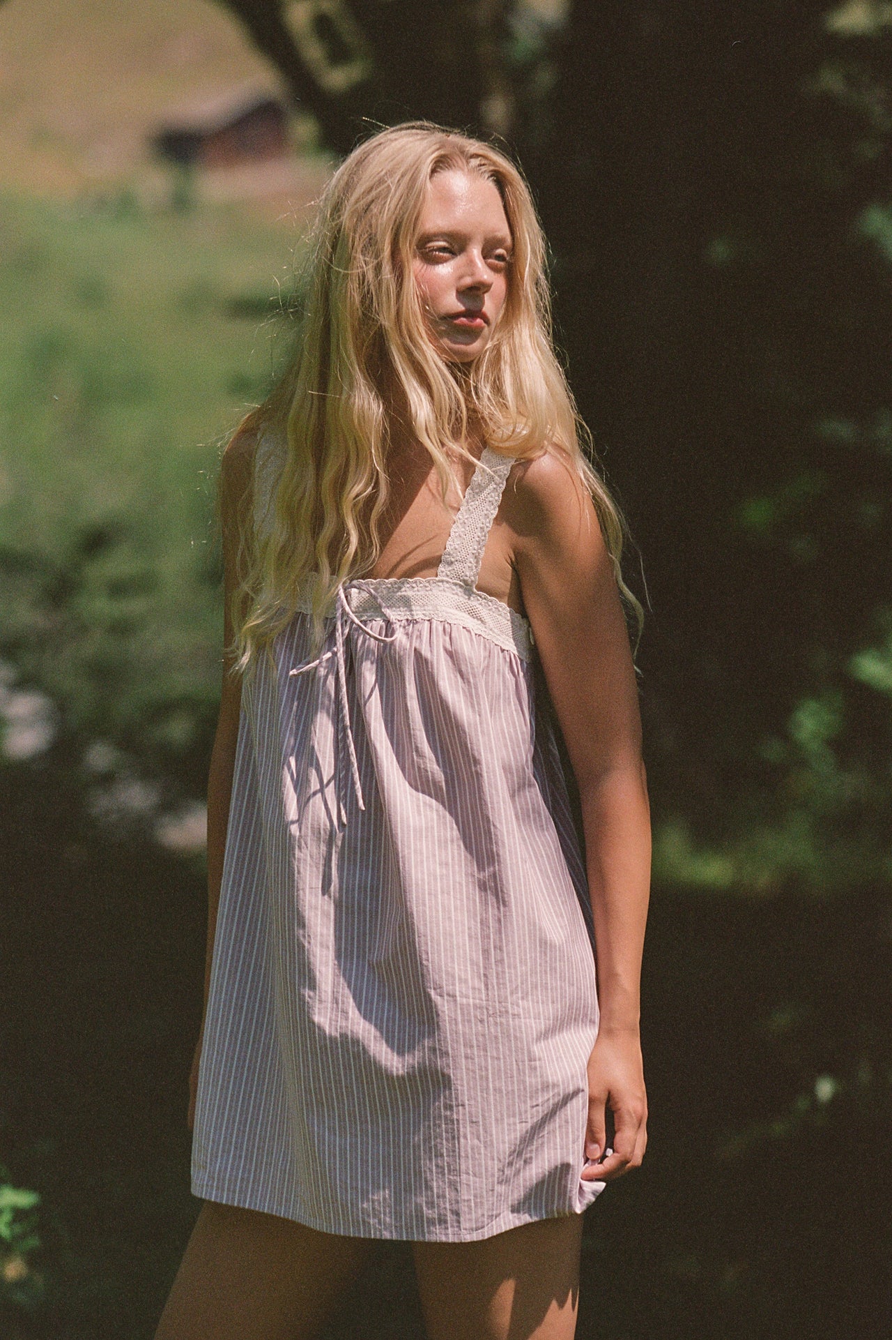 Valerie Mini Dress - Rosa Stripe