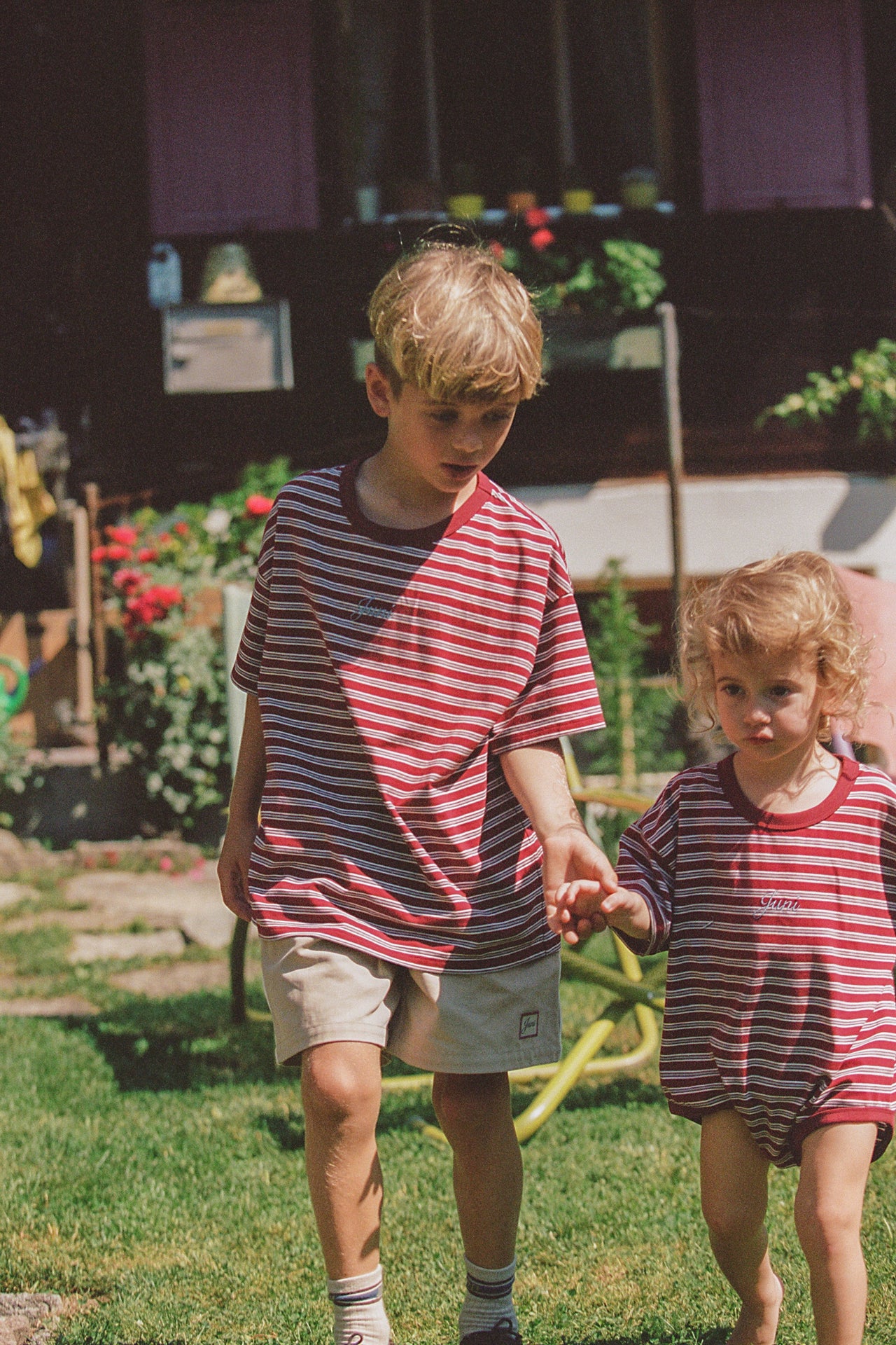 Zion Tee - Cherry Stripe