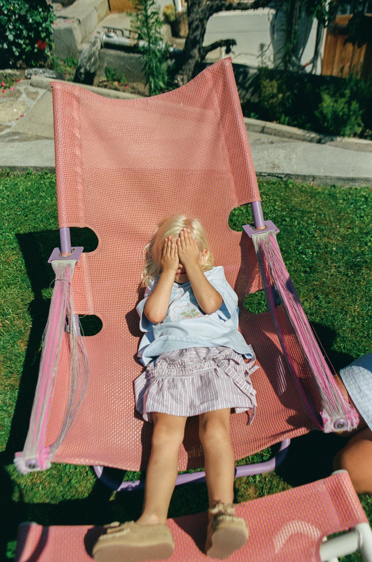JNR Annika Skirt - Rosa Stripe