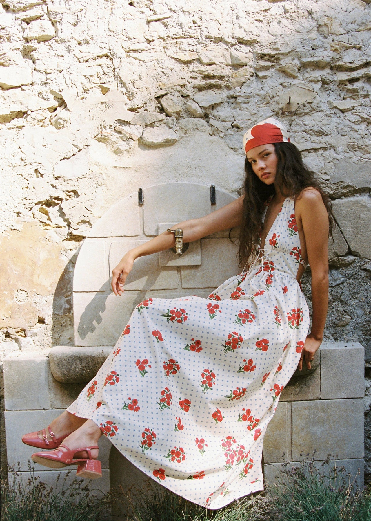 Lily Maxi Dress - Poppies