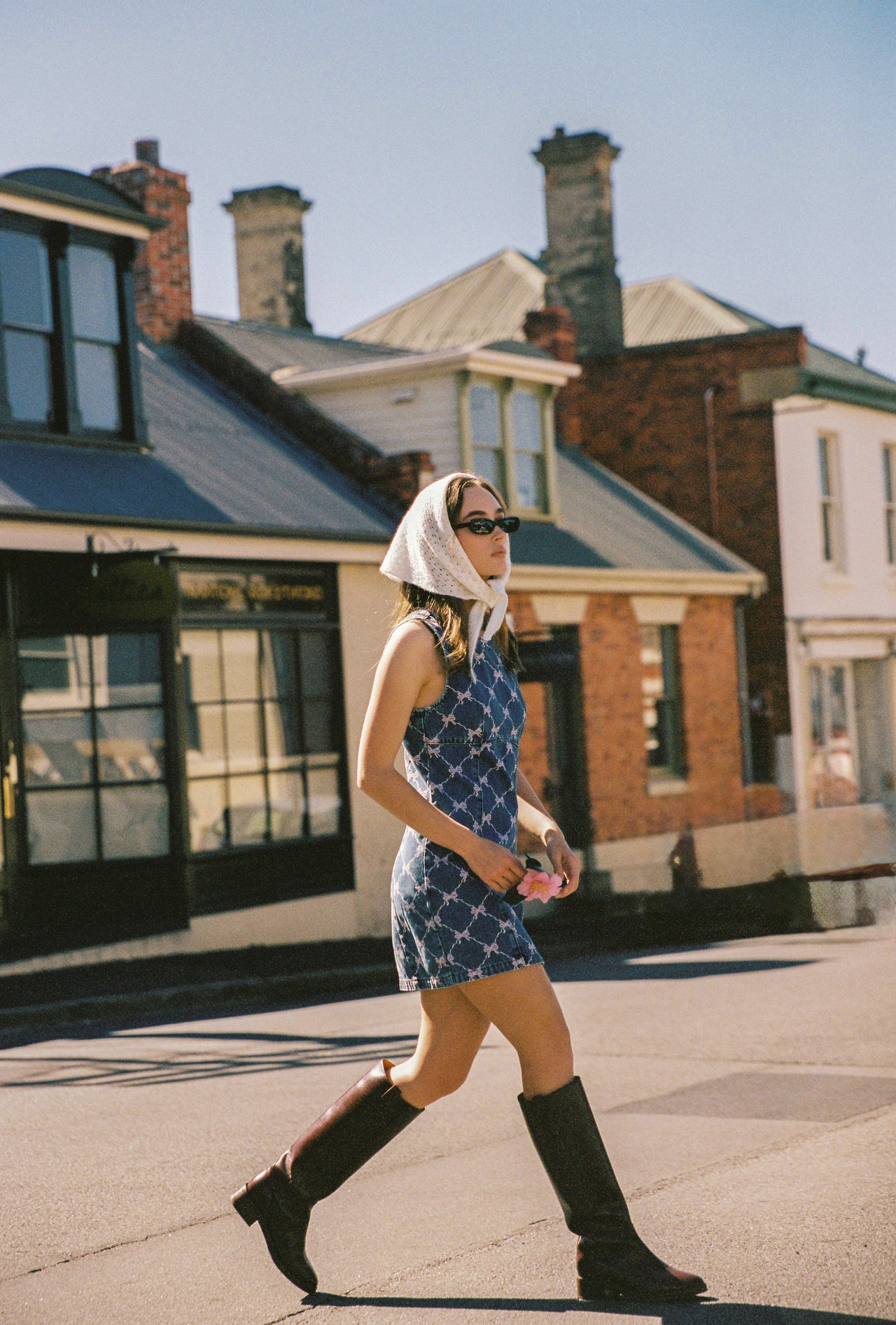 Jeanne Dress - Pink Bows