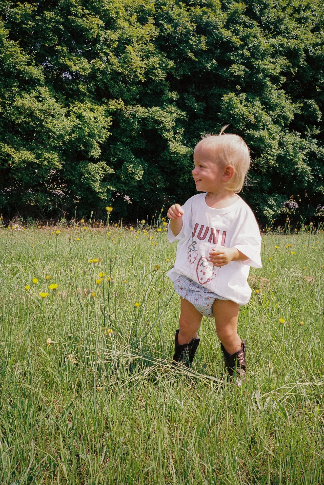 JNR Picnic Tee - White *Pre-Order