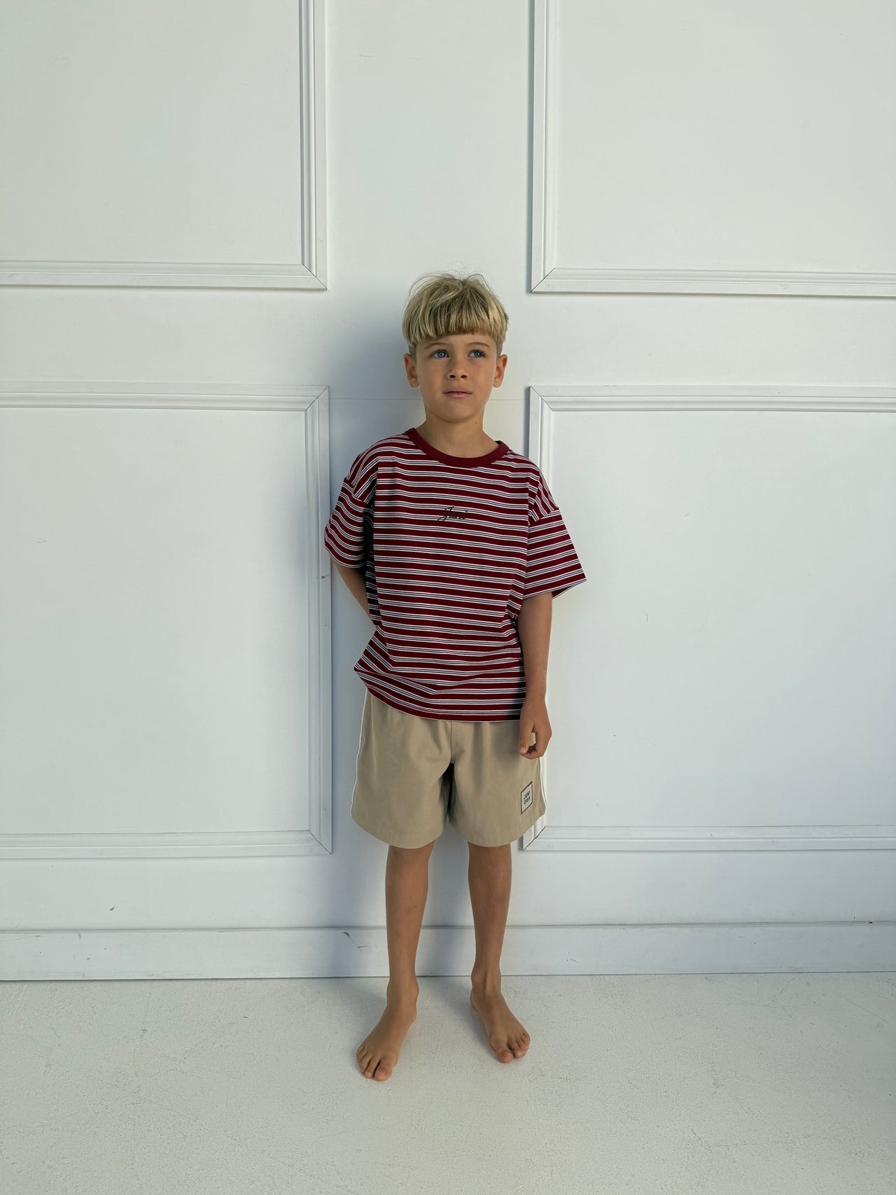 Zion Tee - Cherry Stripe
