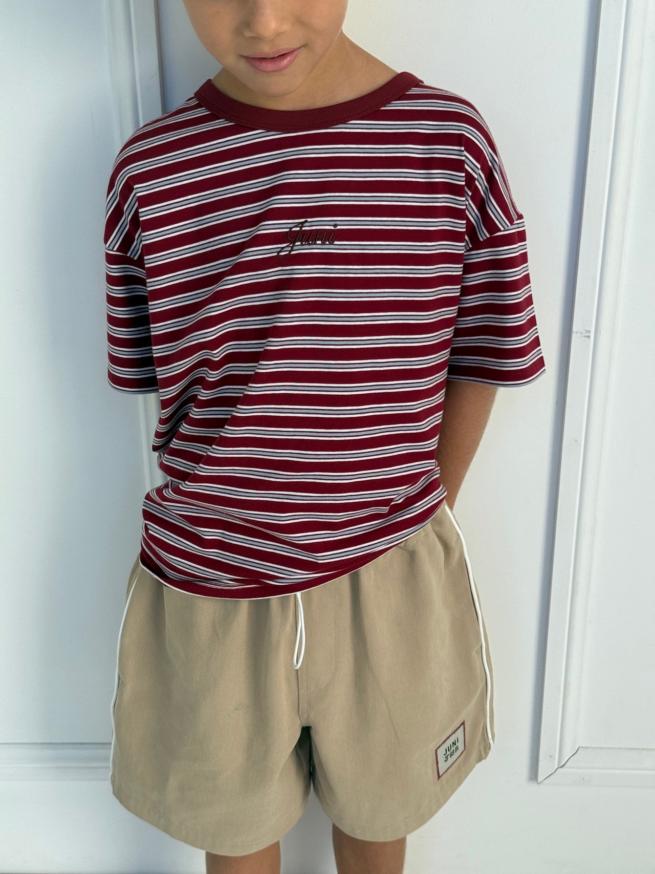 Zion Tee - Cherry Stripe