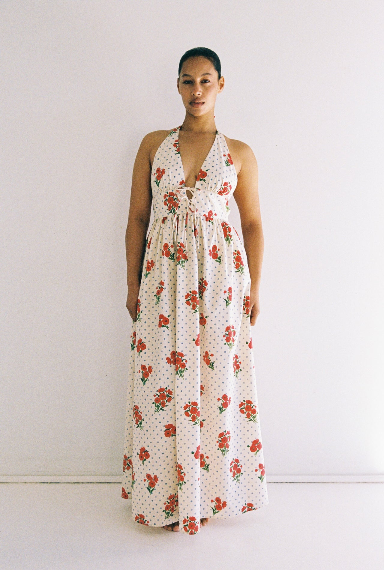 Lily Maxi Dress - Poppies