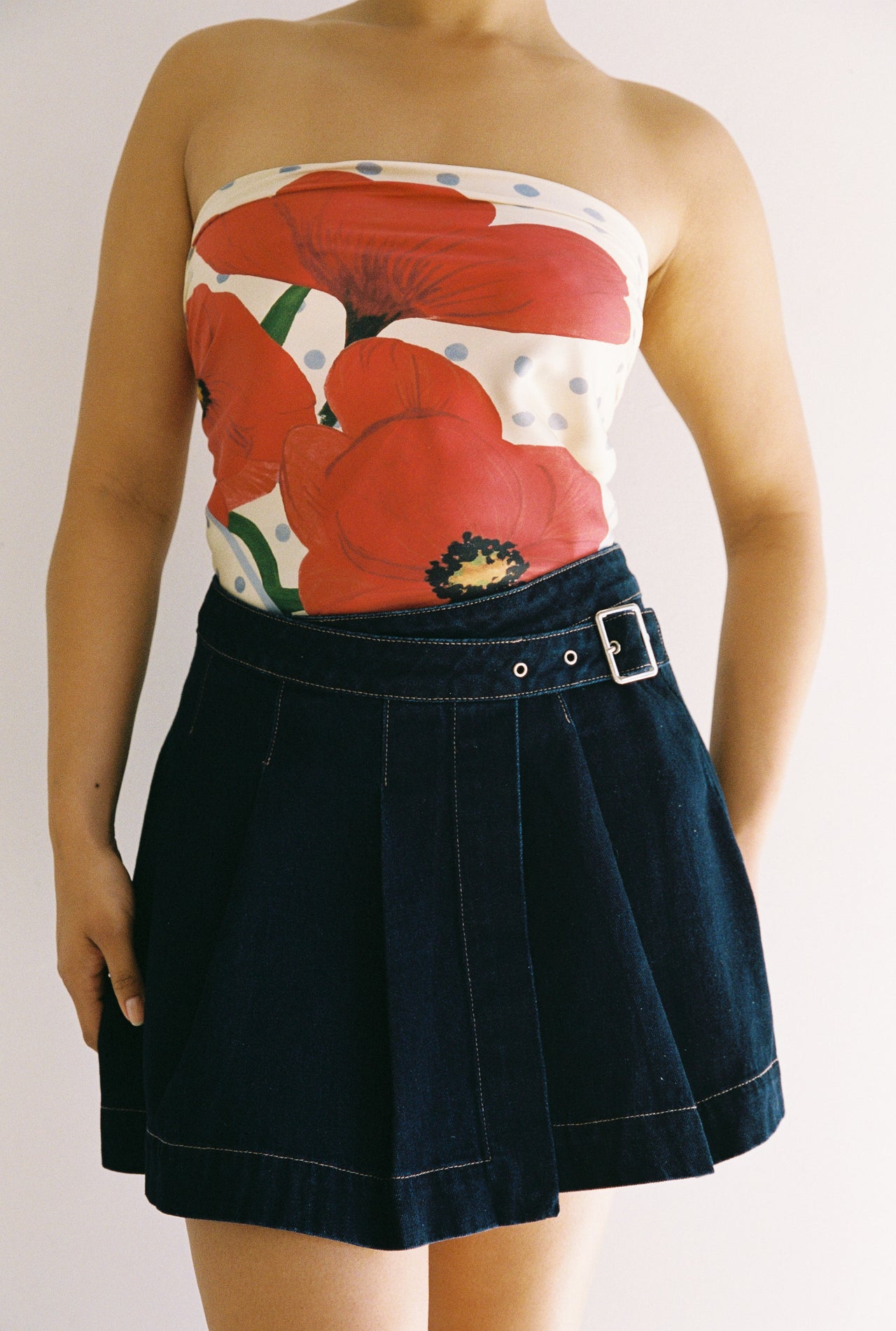 Harlow Denim Mini Skirt