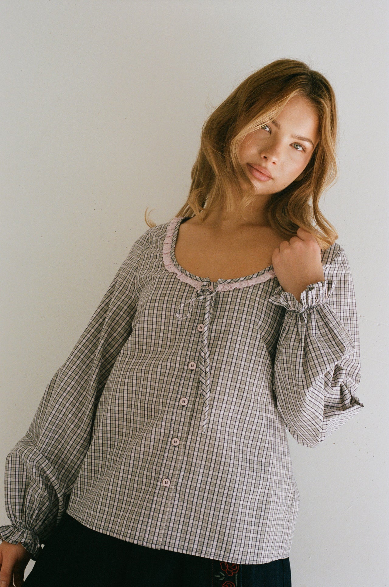 Paloma Blouse - Check