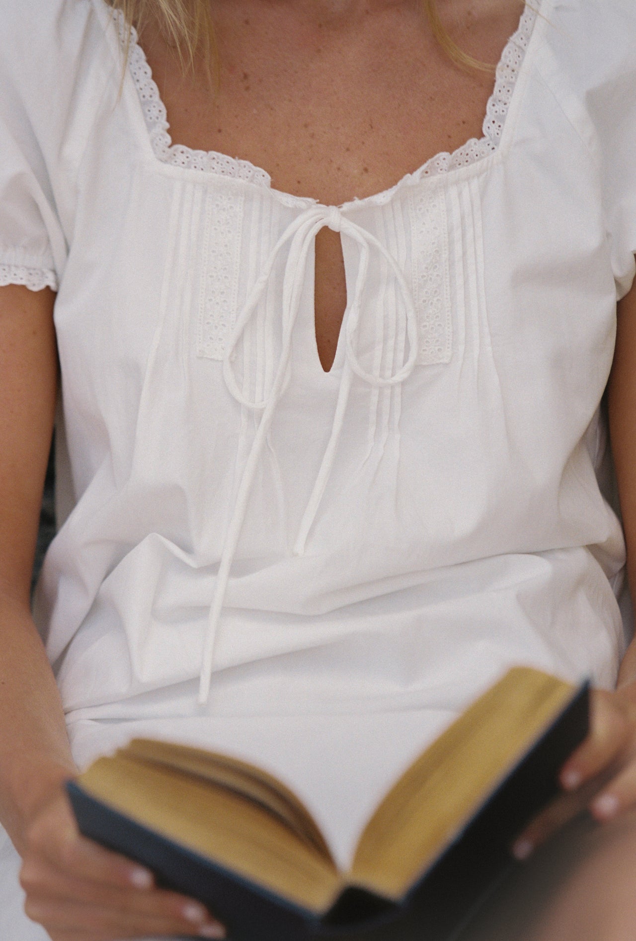 Scout Mini Dress - Blanc