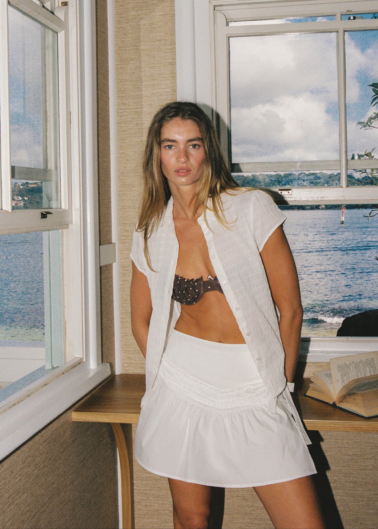 Annika Mini Skirt - Blanc