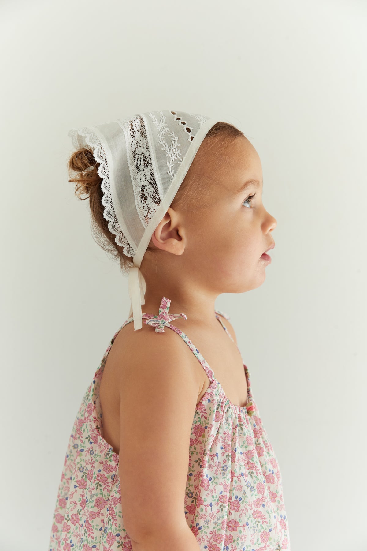 JNR Lace Headscarf - Blanc