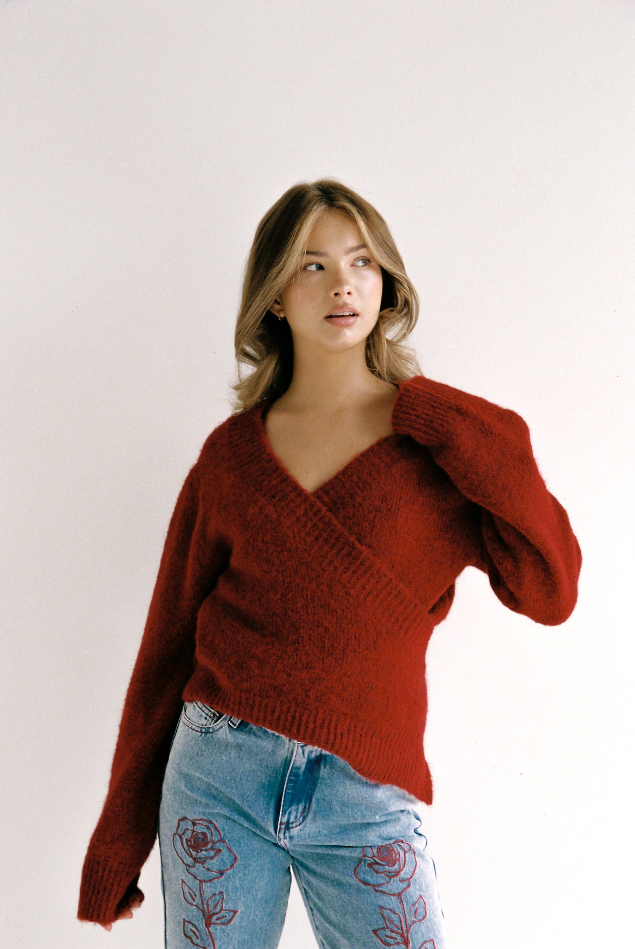 Lola Ballet Knit Cardigan - Burgandy