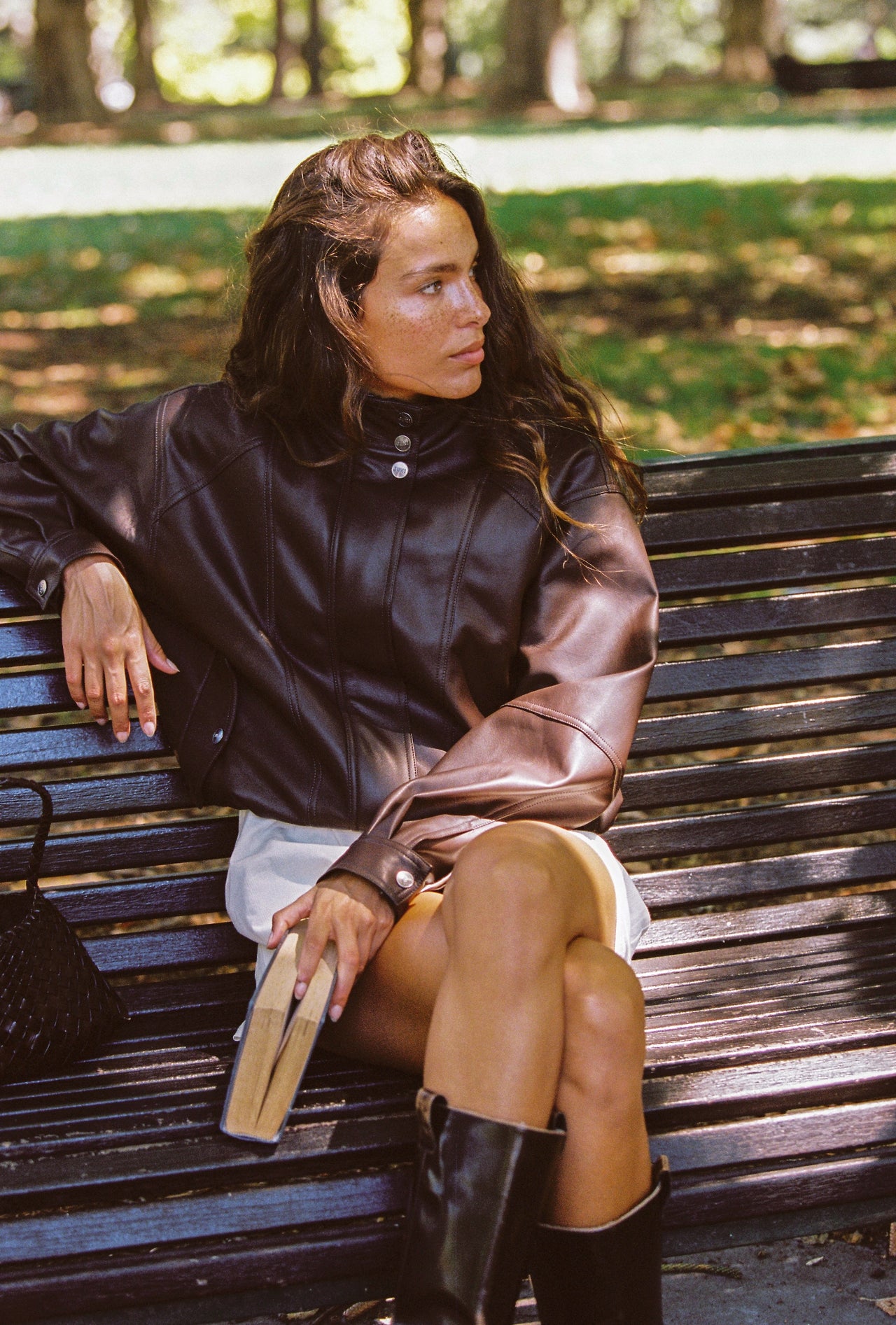 Tate Bomber Jacket - Espresso