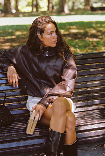 Tate Bomber Jacket - Espresso