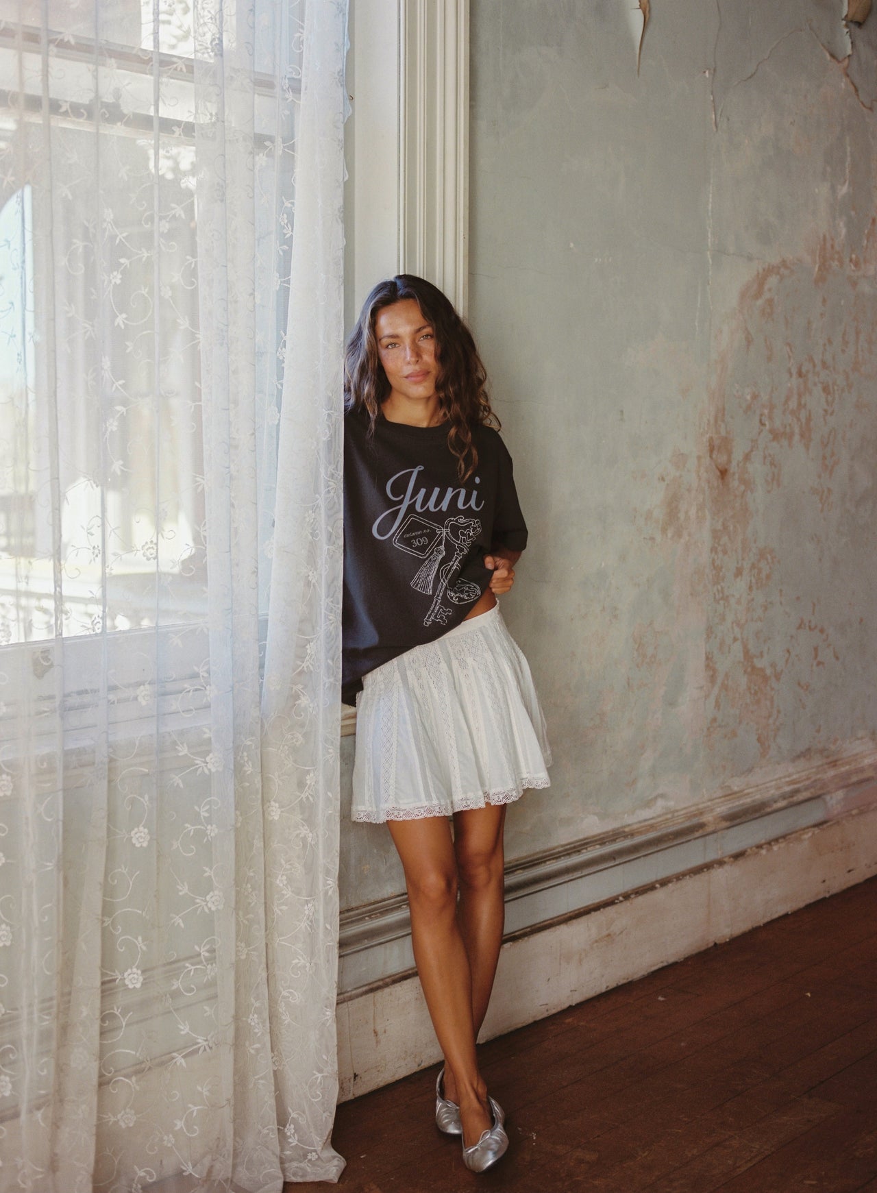 Sofie Mini Skirt - Blanc