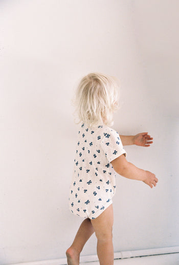 Peony Pointelle Onesie