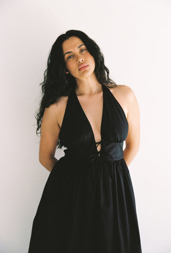 Lily Midi Dress - Black Lily Midi Dress - Black
