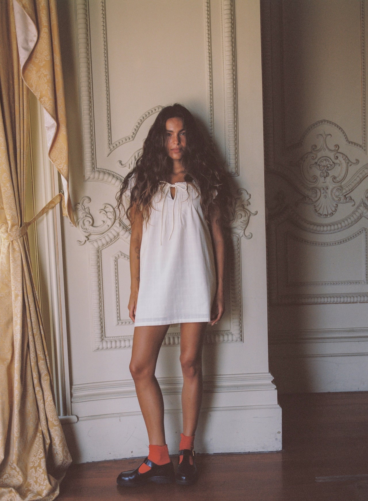 Amelia Mini Dress - Buttercream