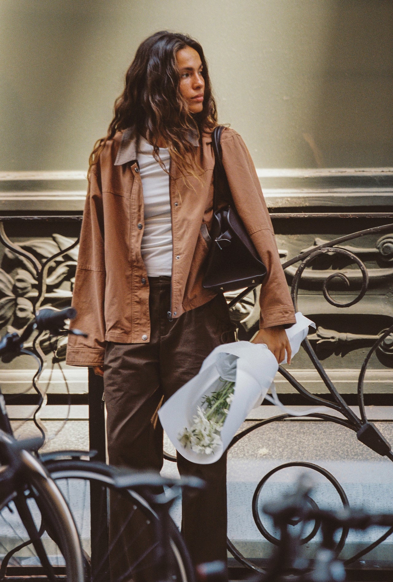 Addison Canvas Jacket - Camel