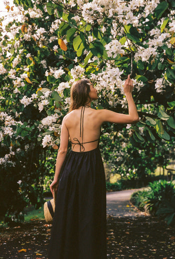 Lily Midi Dress - Black