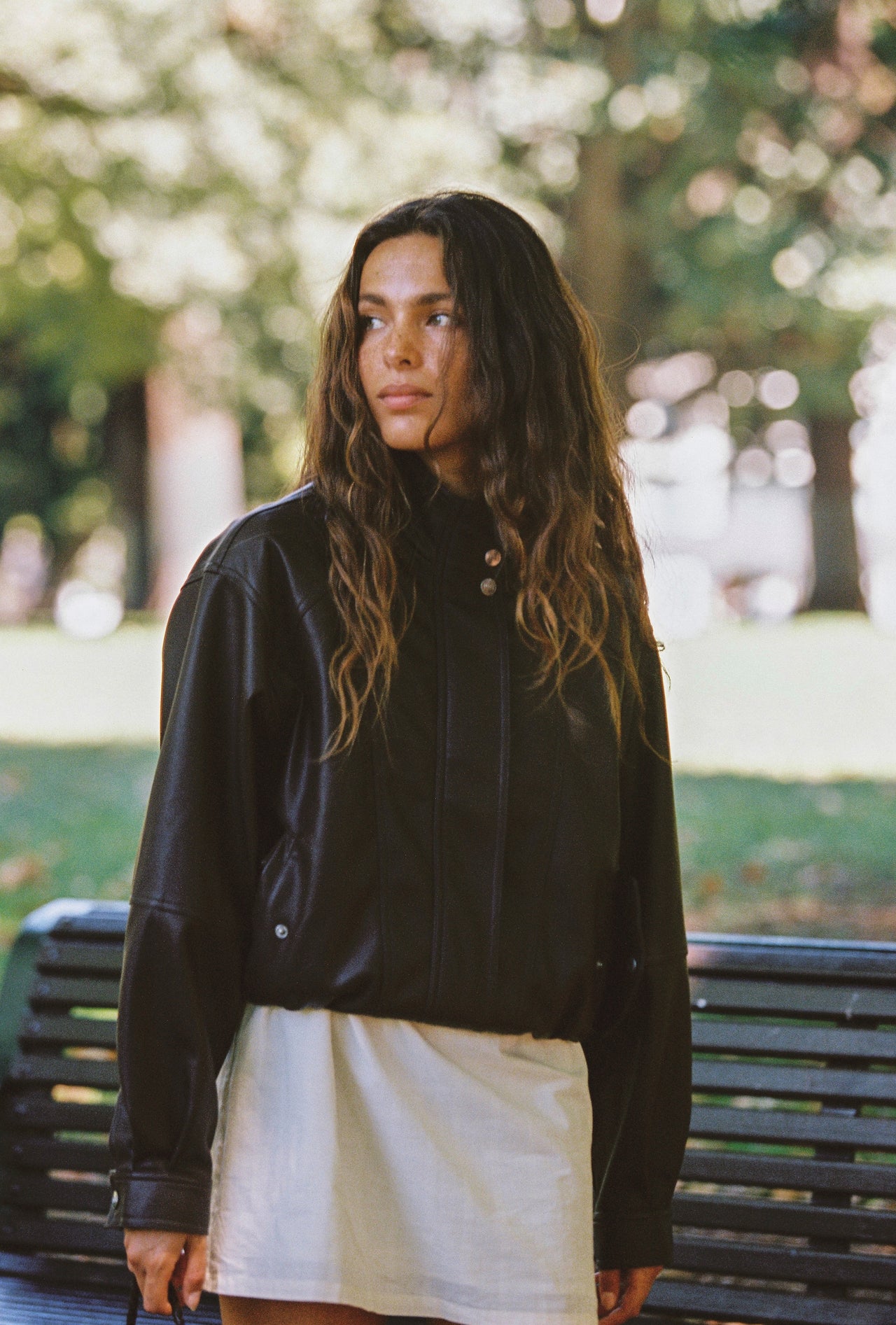 Tate Bomber Jacket - Espresso