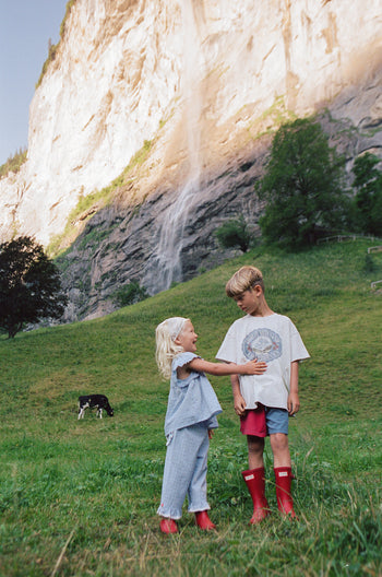 JNR Alpine Tee - Grey Marle