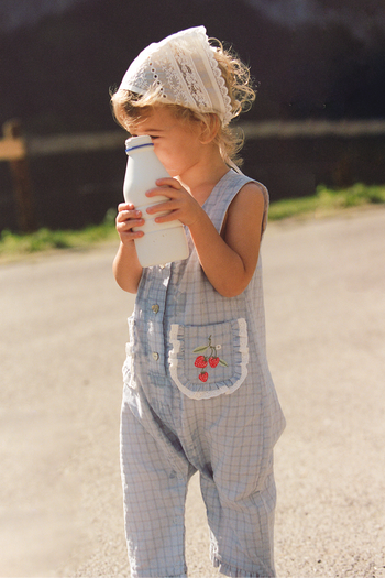 Charlotte Romper - Sky Gingham
