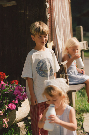 JNR Alpine Tee - Grey Marle