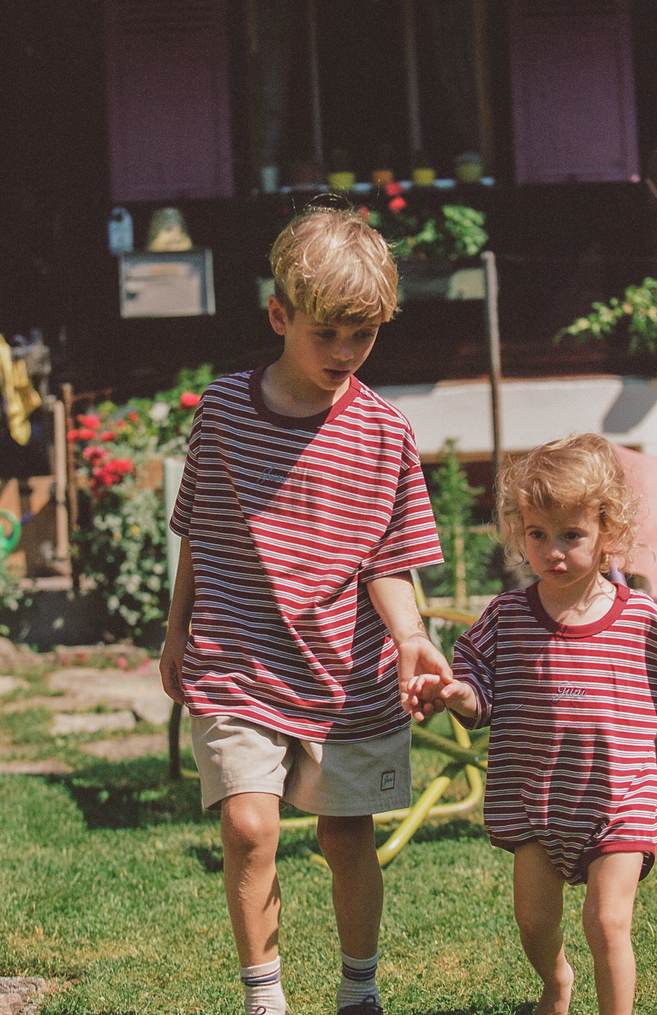 Zion Tee - Cherry Stripe