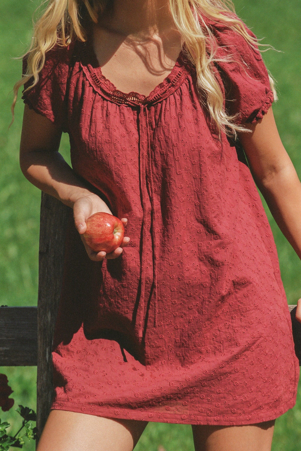Joelle Mini Dress - Dark Cherry