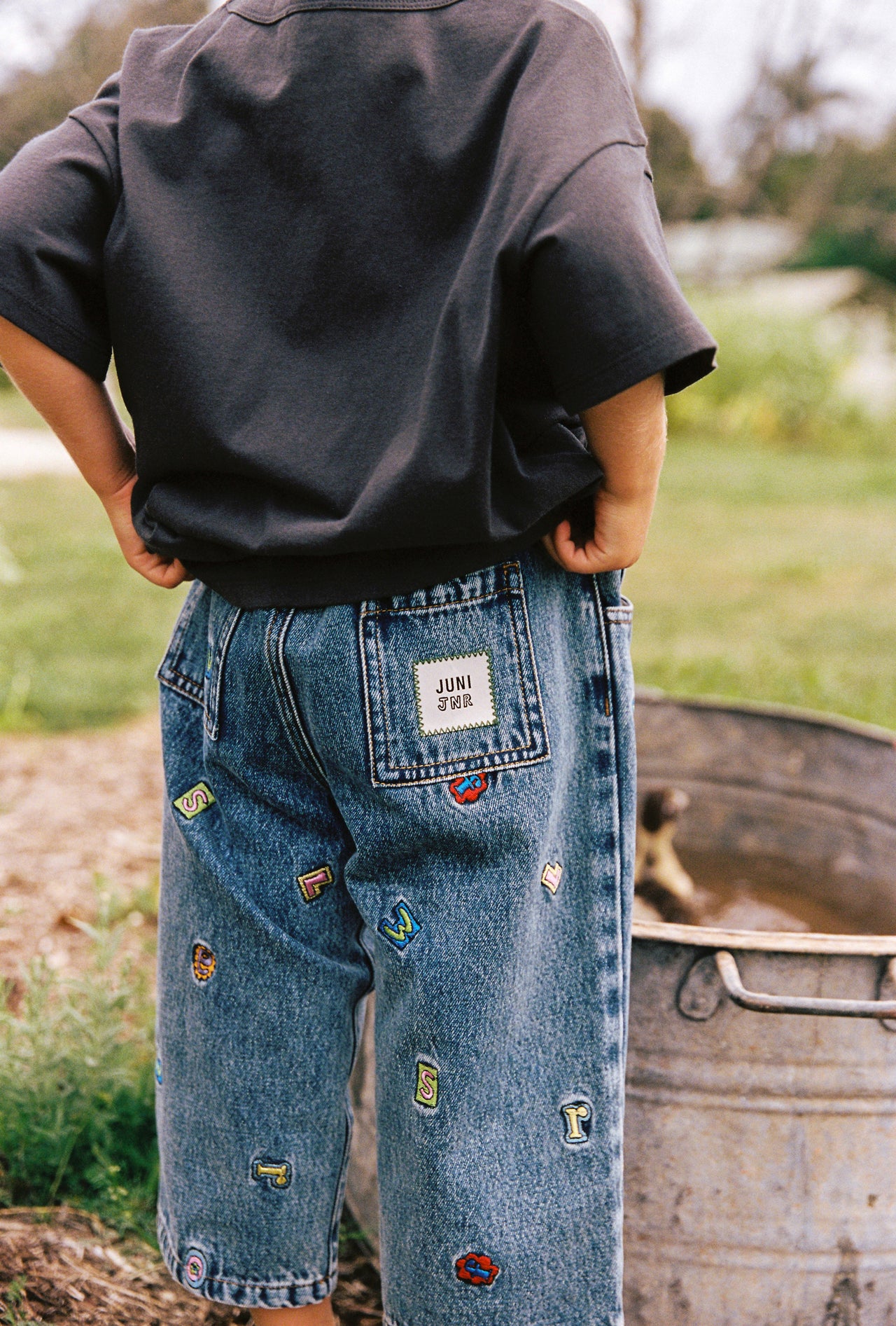 Alphabet Denim Jean