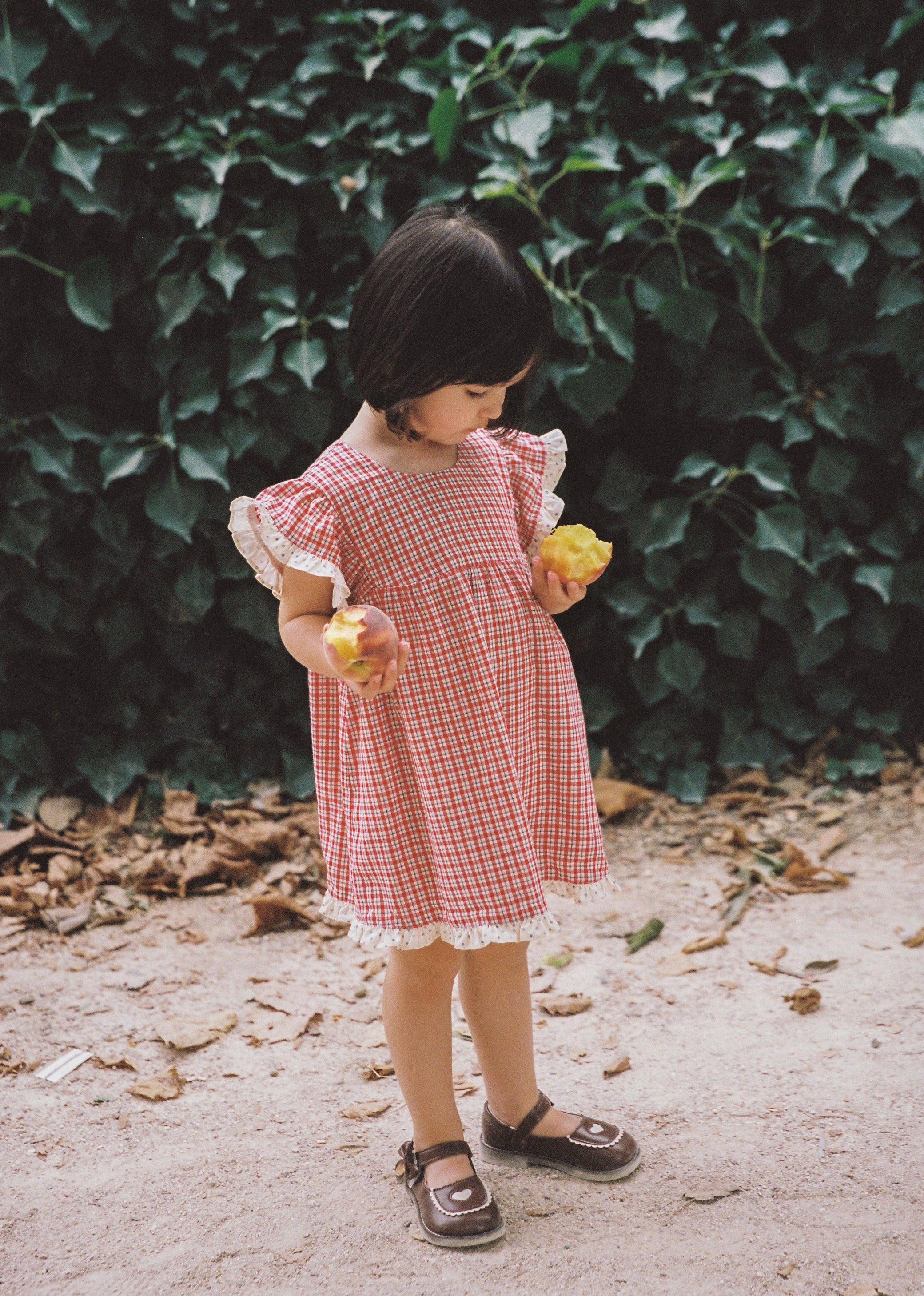 Daisy Dress - Red Check - JUNI Daisy Dress - Red Check - JUNI