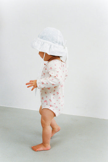 Baby Poet Sun Hat - Blanc