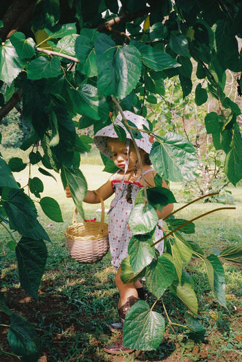 Poet Baby Sunhat - Strawberry Check