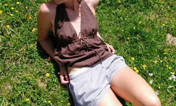 Aimee Halter Top - Espresso