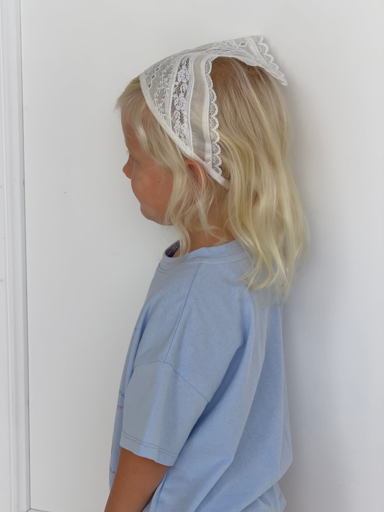 JNR Lace Bandana - Blanc