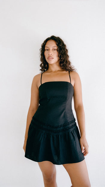 Maya Mini Dress - Black