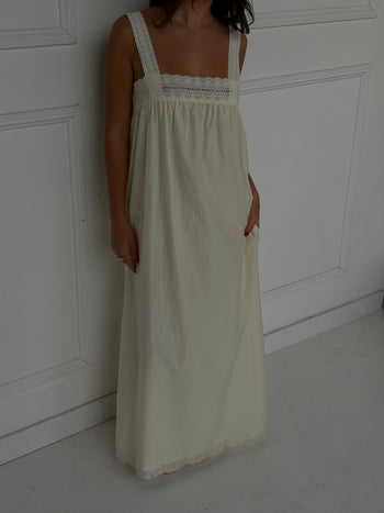 Francesca Maxi Dress - Soft Daffodil