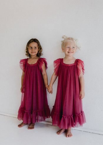 Zimi Tulle Dress - Holly Berry