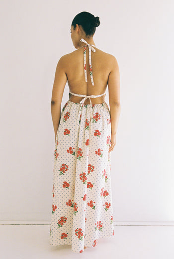 Lily Maxi Dress - Poppies