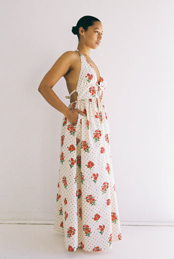 Lily Maxi Dress - Poppies