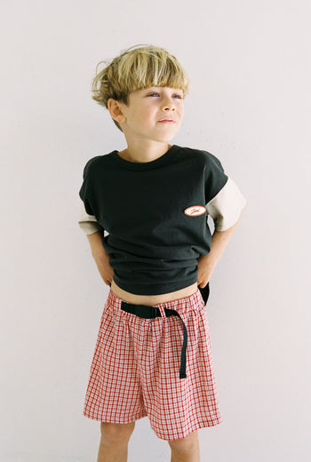 Banjo Short - Red Check