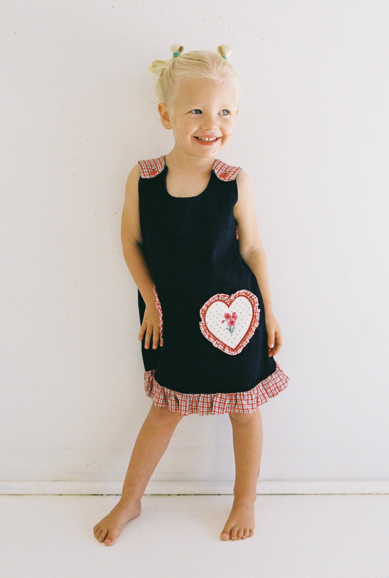 Polly Dress - Indigo