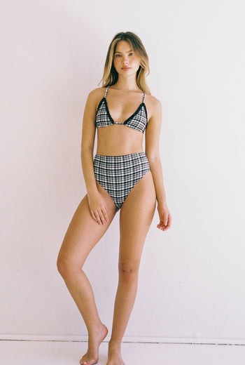 High Waist Brief - Gingham