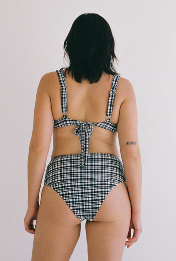 High Waist Brief - Gingham