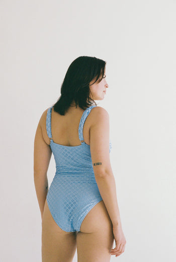 Balconette One Piece - Periwinkle