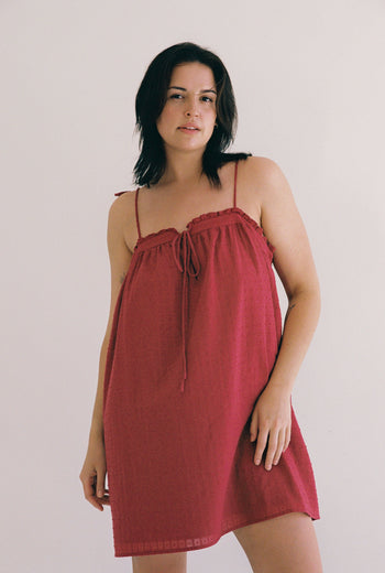 Marlow Mini Dress - Merlot