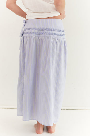 Annika Midi Skirt - Stripe